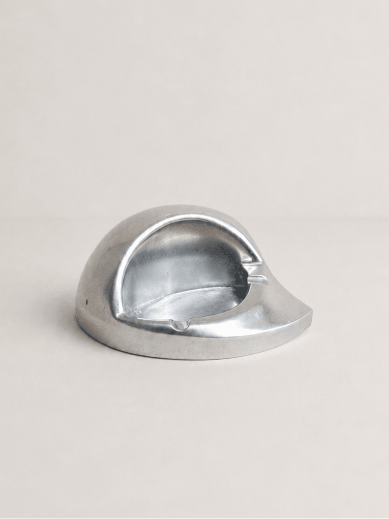 Vintage West German Space Age Cast Aluminum Hooded Ashtray c. 1970s – Ashtray – MILLA OBJETS