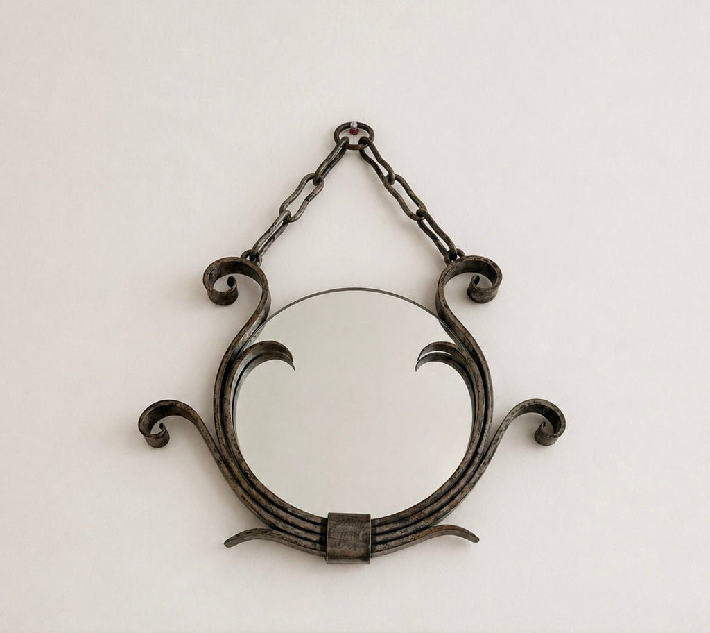 Raymond Subes 1940s Wrought Iron Wall Mirror – Mirror – MILLA OBJETS