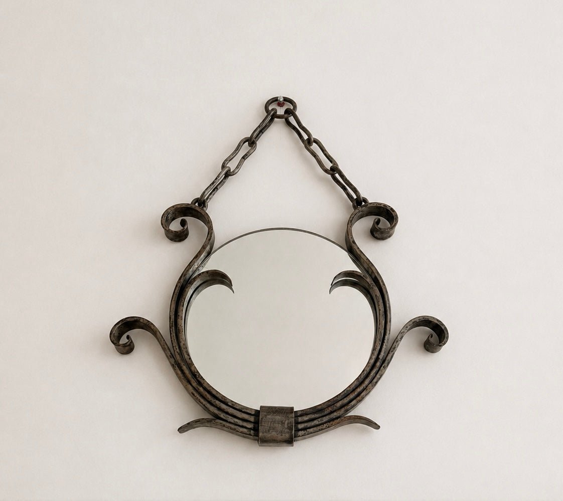 Raymond Subes 1940s Wrought Iron Wall Mirror – Mirror – MILLA OBJETS