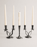 Trio of Vintage Silver-Plated Danish Candlesticks & Candelabras – Candle Holder – MILLA OBJETS