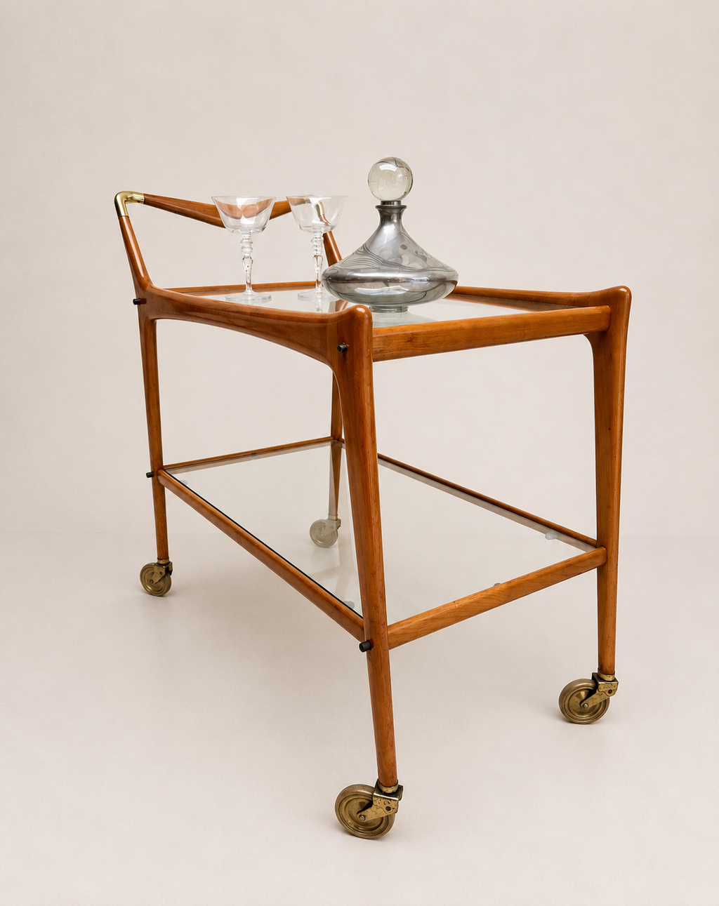 1950s Italian ‘Number 58’ Bar Cart Attributed to Ico & Luisa Parisi
