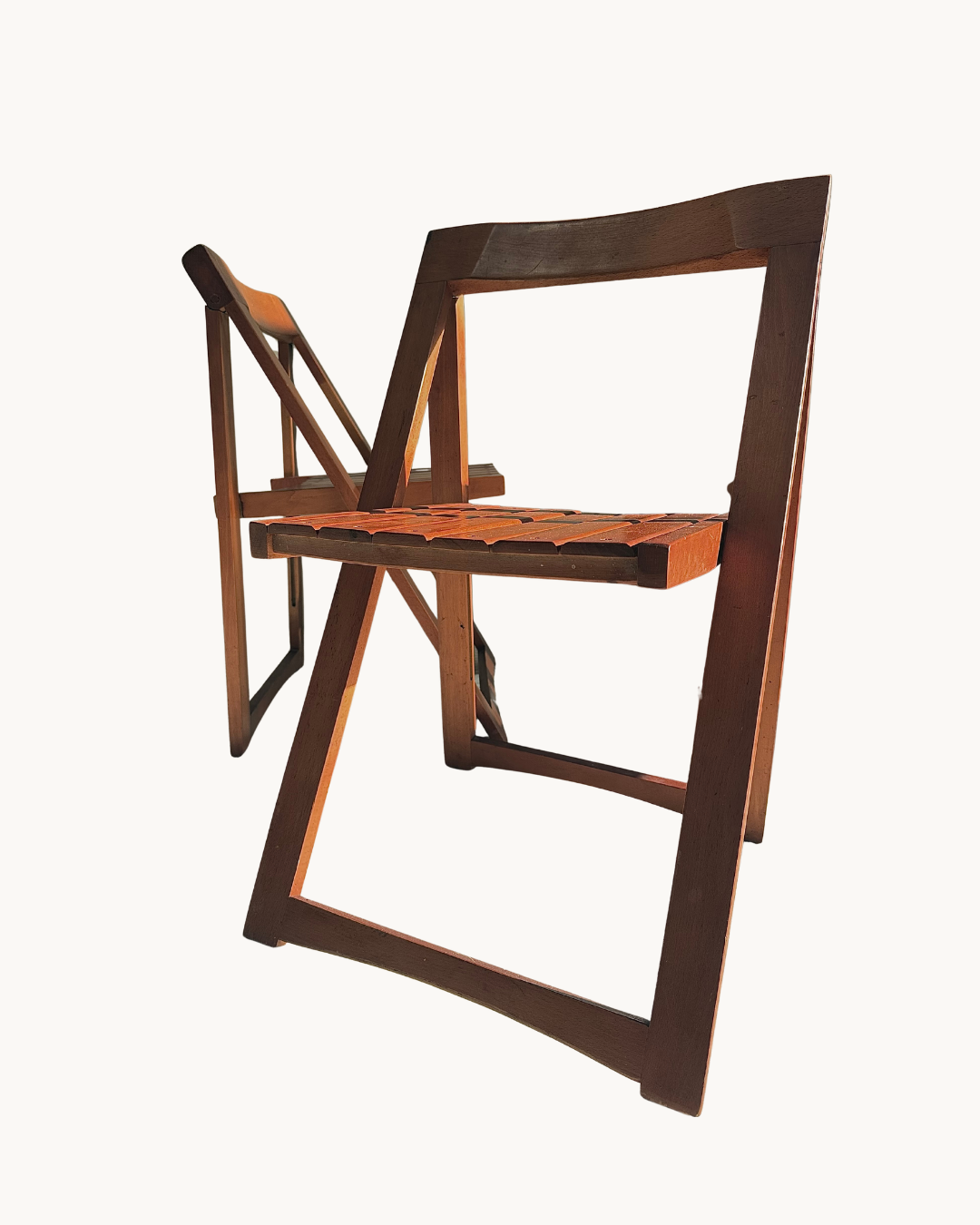 A Set Of 4 Trieste Folding Chairs By Aldo Jacober for Alberto Bazzani