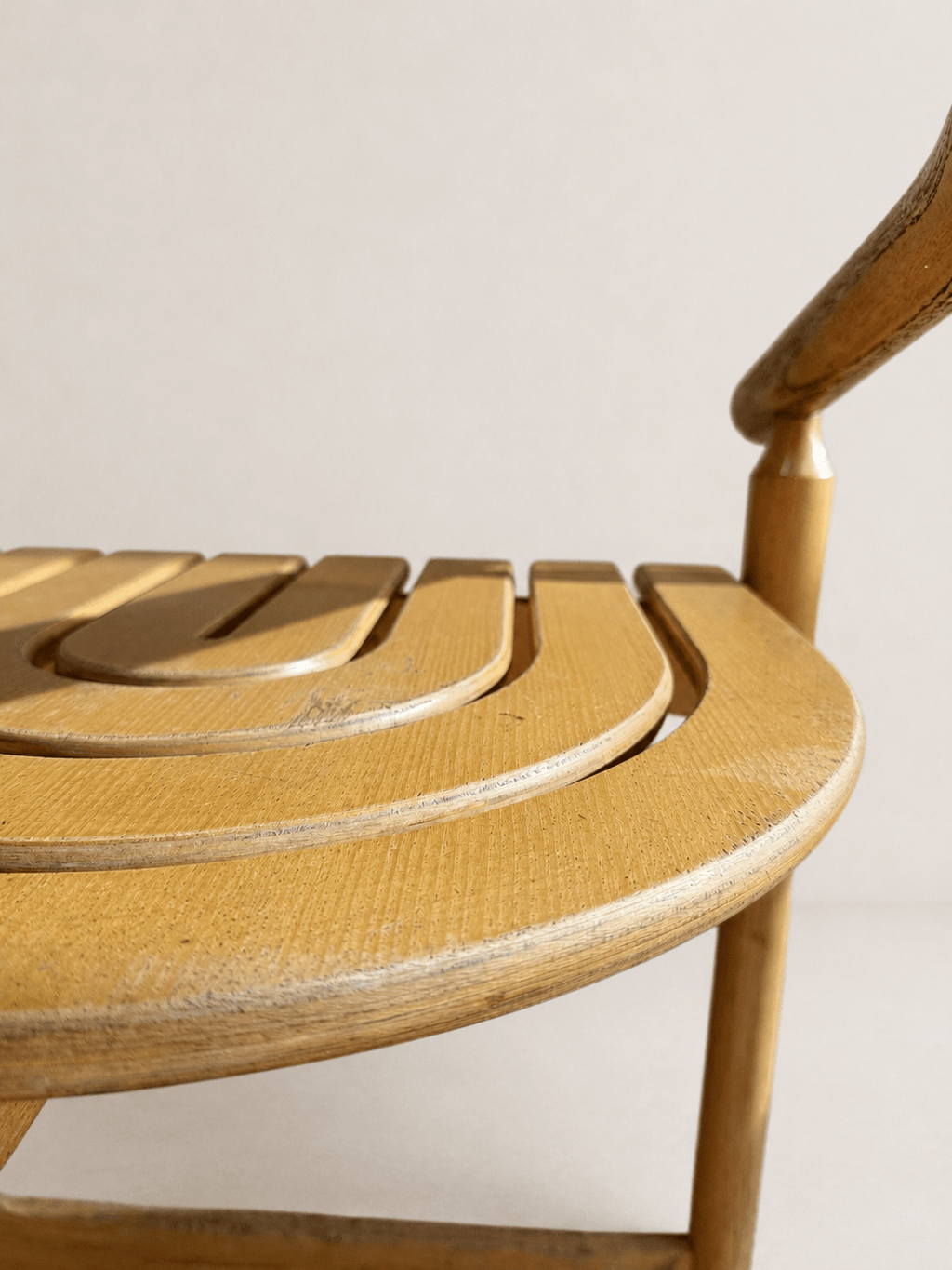 Set of Four Postmodern Solid Oak Bar Stools by Allmilmö, c. 1980s – Bar Stools – MILLA OBJETS