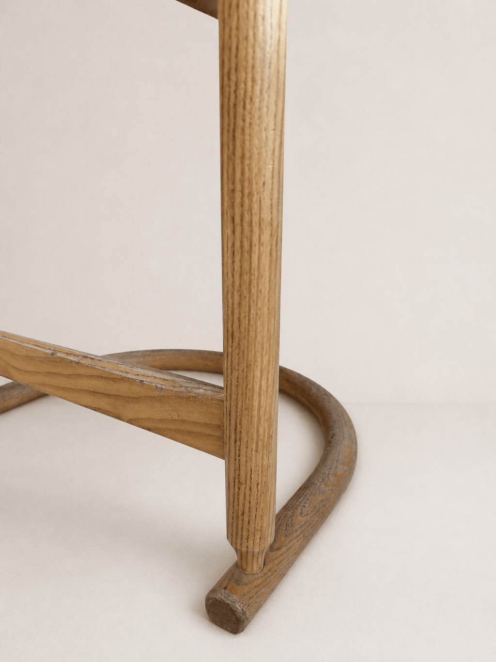 Set of Four Postmodern Solid Oak Bar Stools by Allmilmö, c. 1980s – Bar Stools – MILLA OBJETS