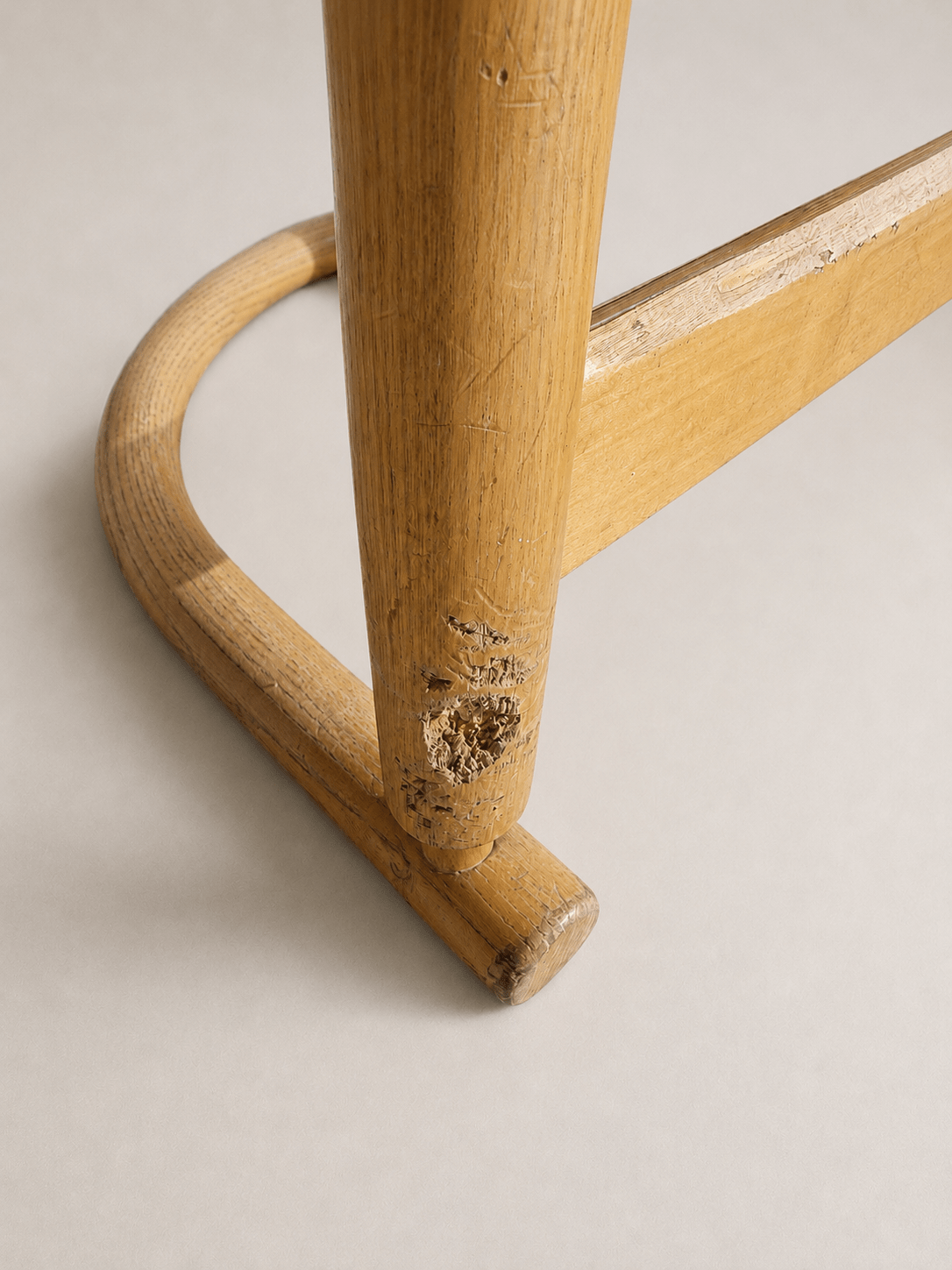Set of Four Postmodern Solid Oak Bar Stools by Allmilmö, c. 1980s – Bar Stools – MILLA OBJETS