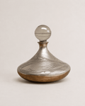 Vintage Art Deco Silver Overlay Decanter with Spherical Glass Stopper – Decanter – MILLA OBJETS