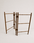 Vintage French Faux Bamboo Folding Wooden Towel Rail & Clothes Airer – Towel Rail – MILLA OBJETS