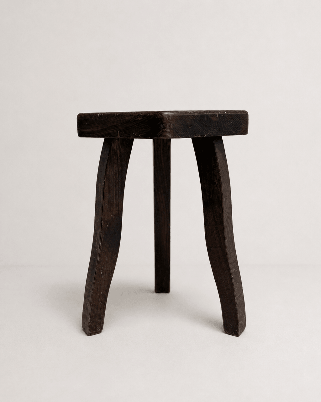 Vintage French Country Oak Milking Stool – Stool – MILLA OBJETS