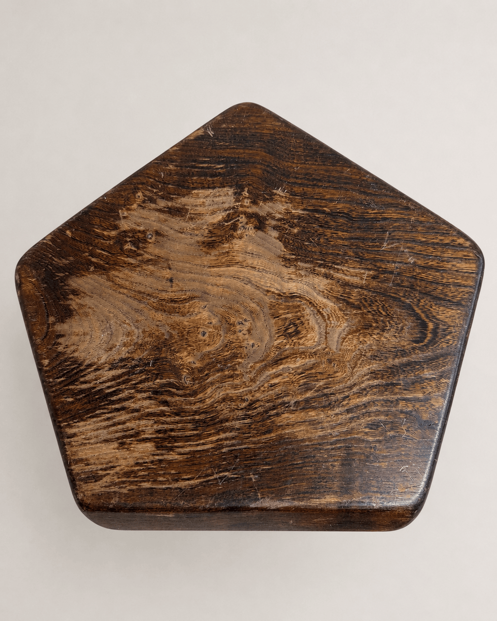 Vintage French Country Oak Milking Stool – Stool – MILLA OBJETS