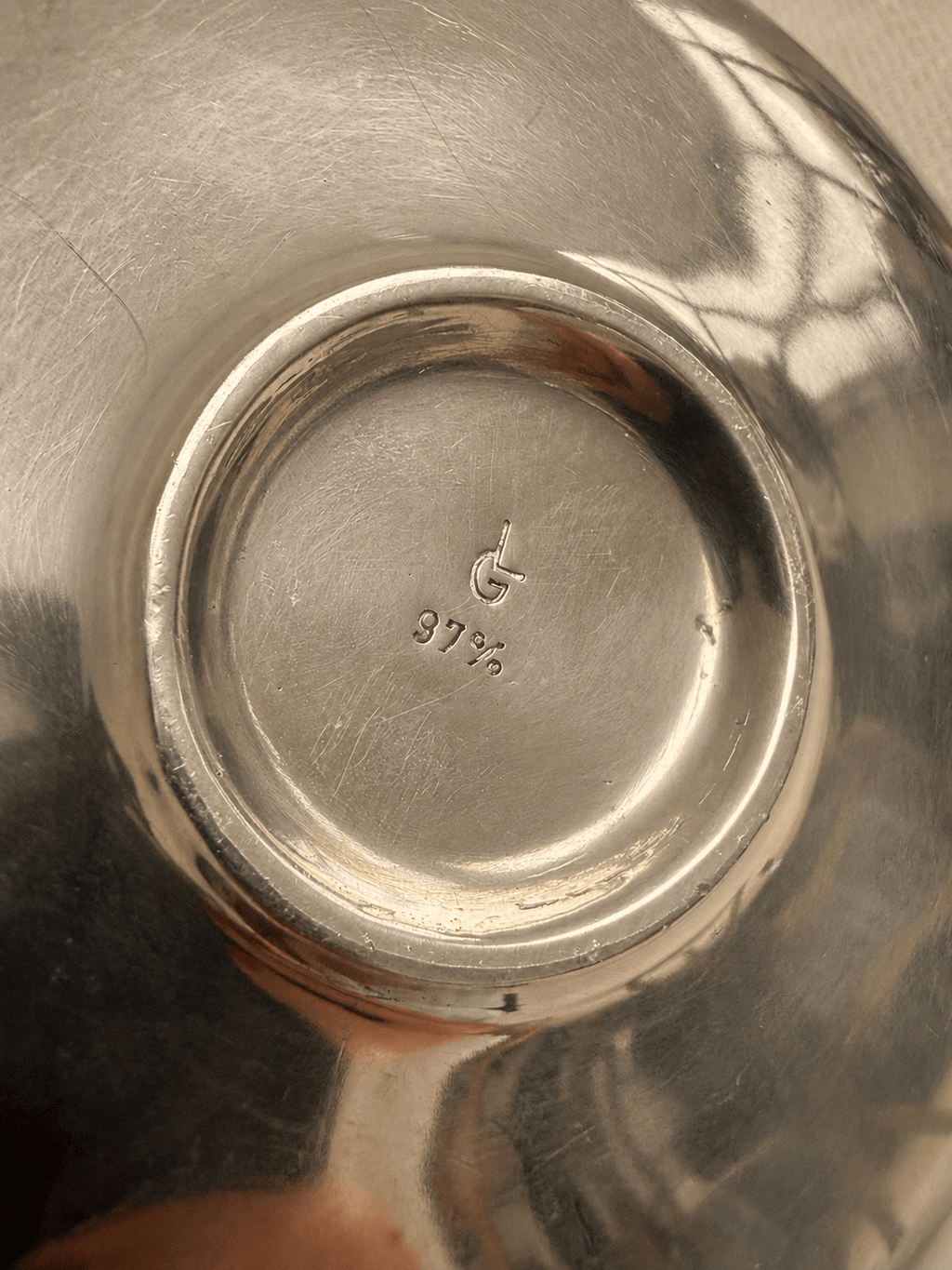 Vintage Art Deco Silver Overlay Decanter with Spherical Glass Stopper – Decanter – MILLA OBJETS