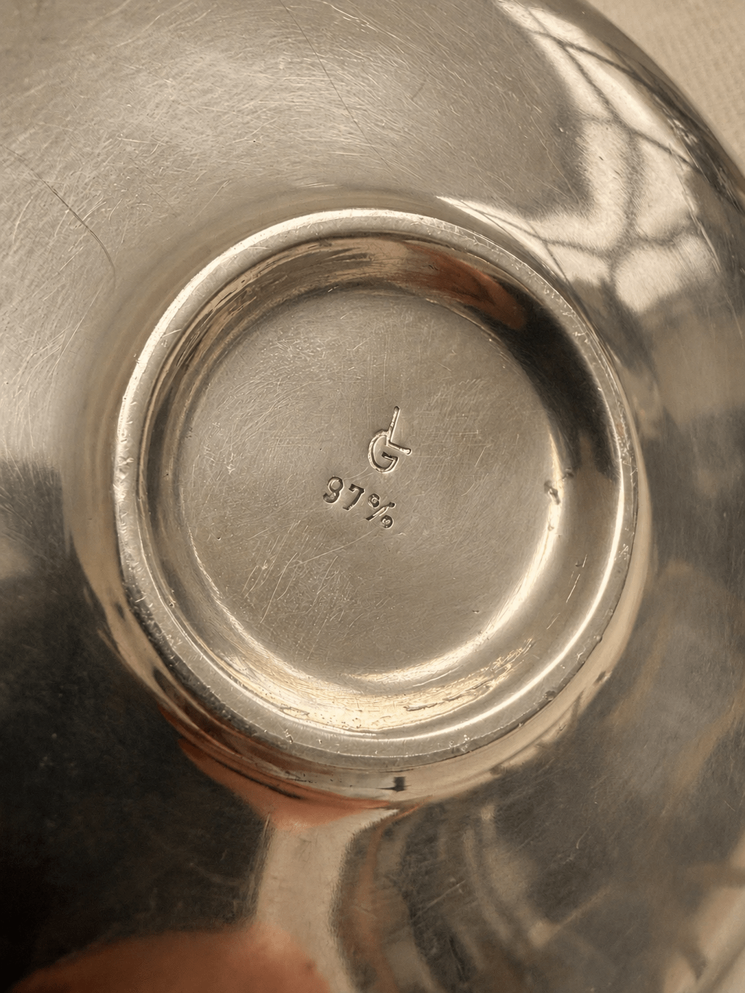 Vintage Art Deco Silver Overlay Decanter with Spherical Glass Stopper – Decanter – MILLA OBJETS