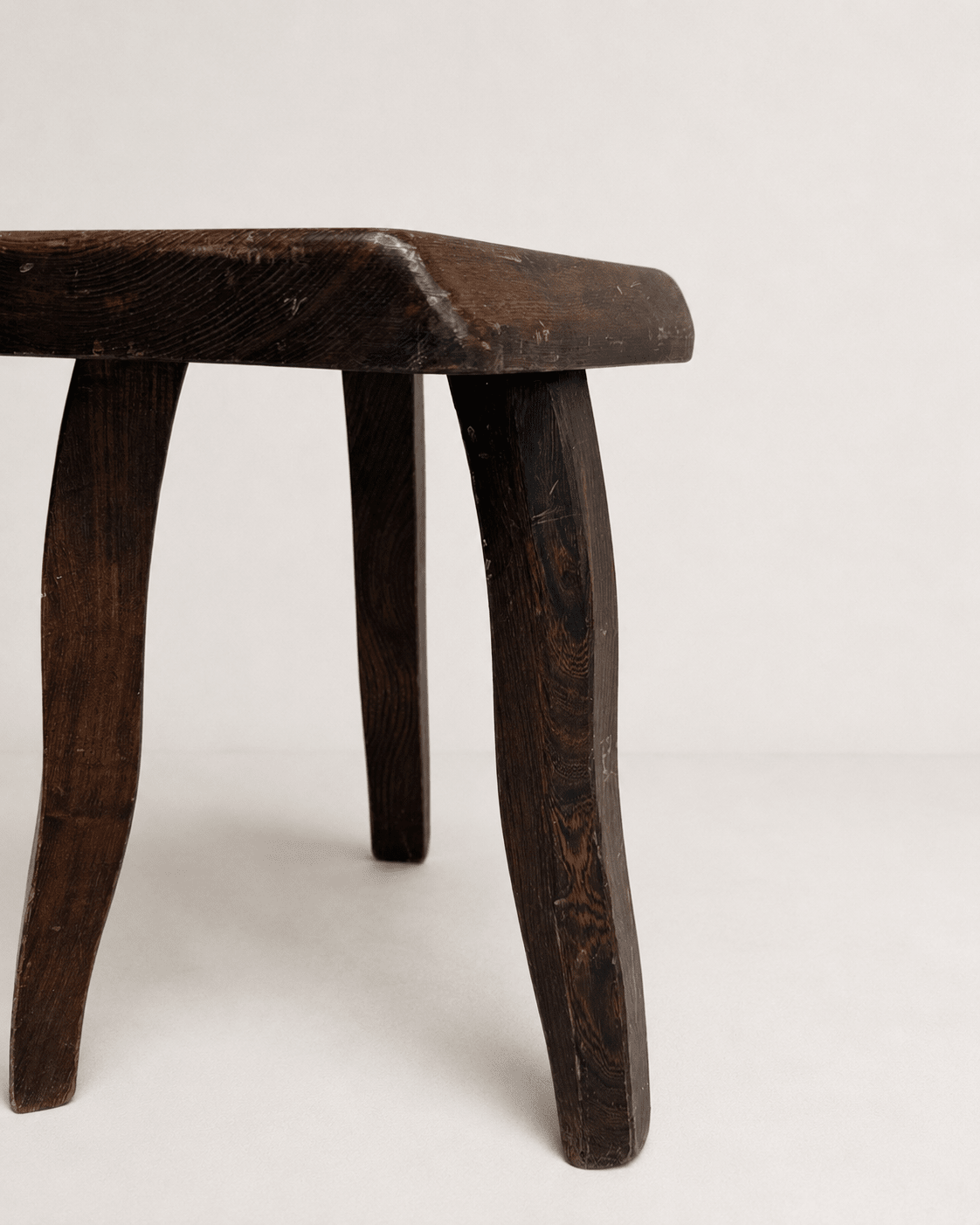 Vintage French Country Oak Milking Stool – Stool – MILLA OBJETS