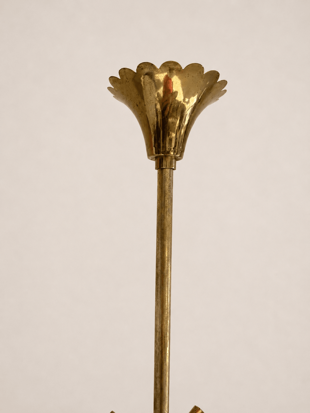 Vintage Mid-Century Barovier & Toso Murano Glass and Brass Pendant Light – Pendant Light – MILLA OBJETS