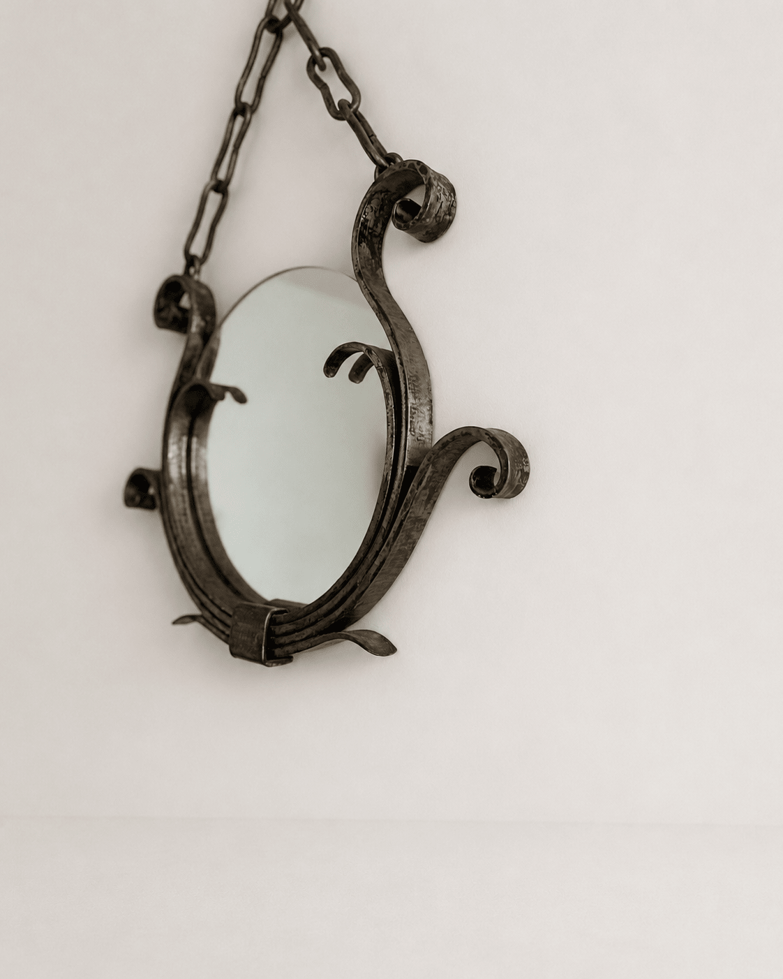 Raymond Subes 1940s Wrought Iron Wall Mirror – Mirror – MILLA OBJETS