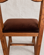 Set of Four Danish Skønvirke-Style Carved Oak Dining Chairs, c.1930s