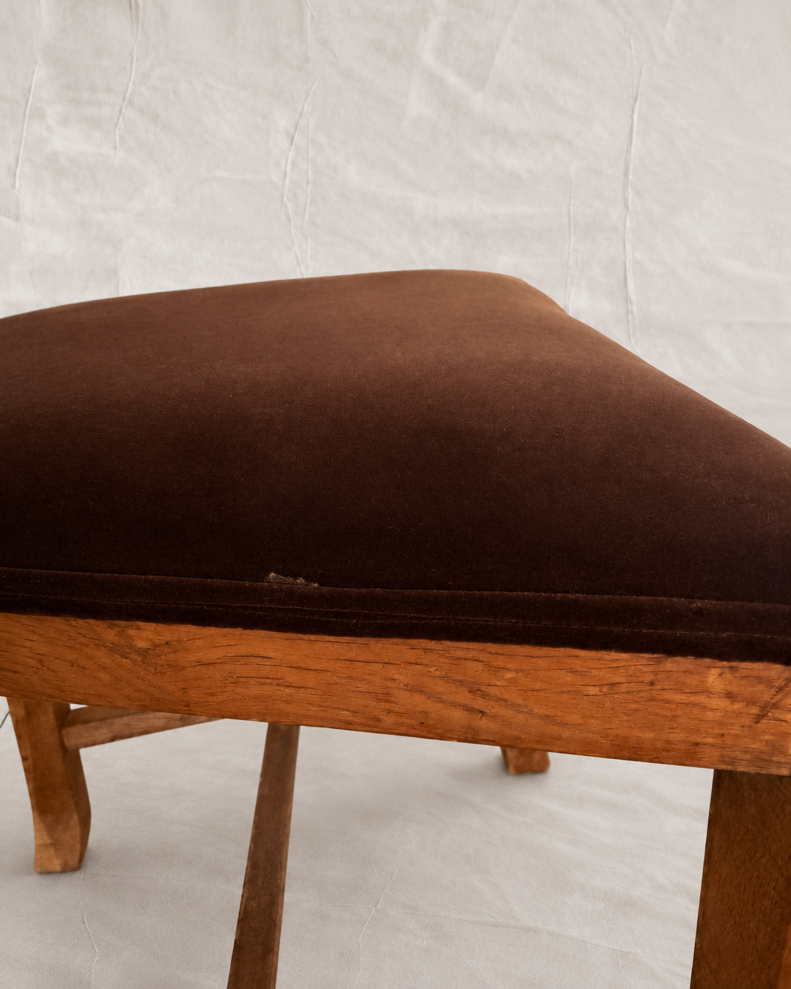 Set of Four Danish Skønvirke-Style Carved Oak Dining Chairs, c.1930s