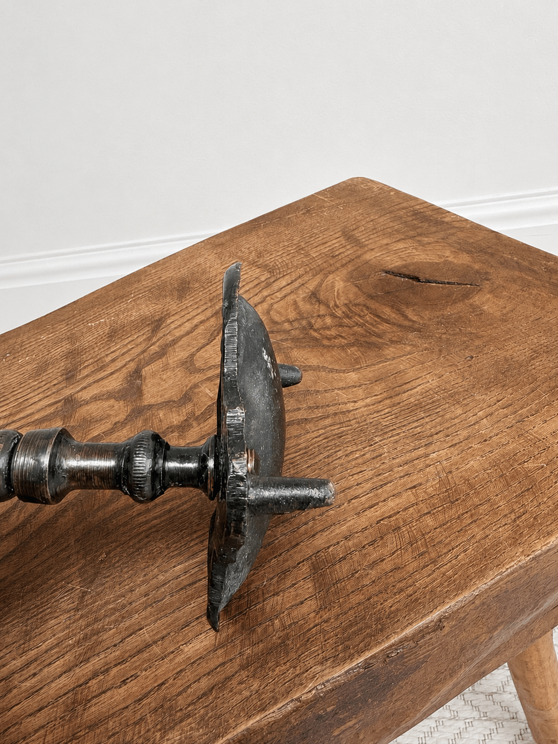 Antique Bronze Candle and Incense Holder with Repoussé Details – Candle Holder – MILLA OBJETS