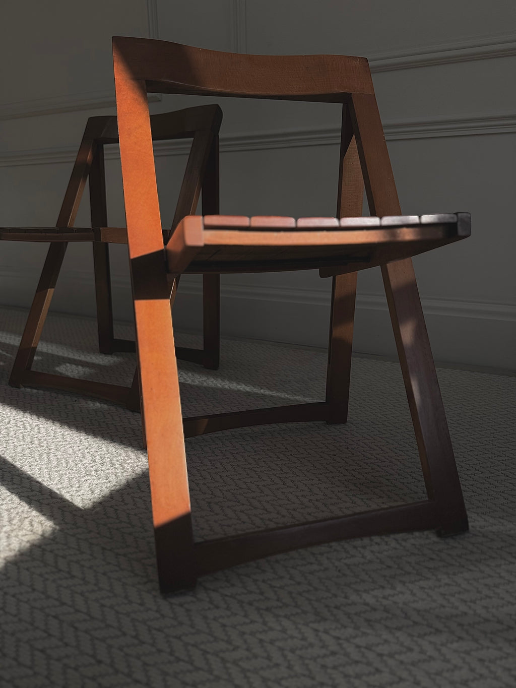 A Set Of 4 Trieste Folding Chairs By Aldo Jacober for Alberto Bazzani