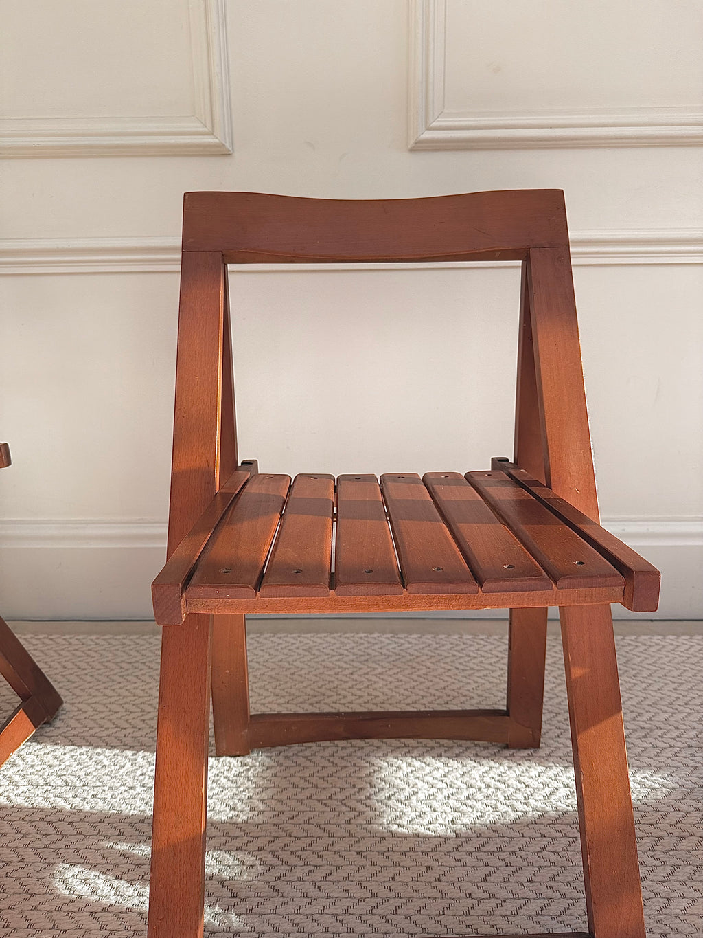 A Set Of 4 Trieste Folding Chairs By Aldo Jacober for Alberto Bazzani
