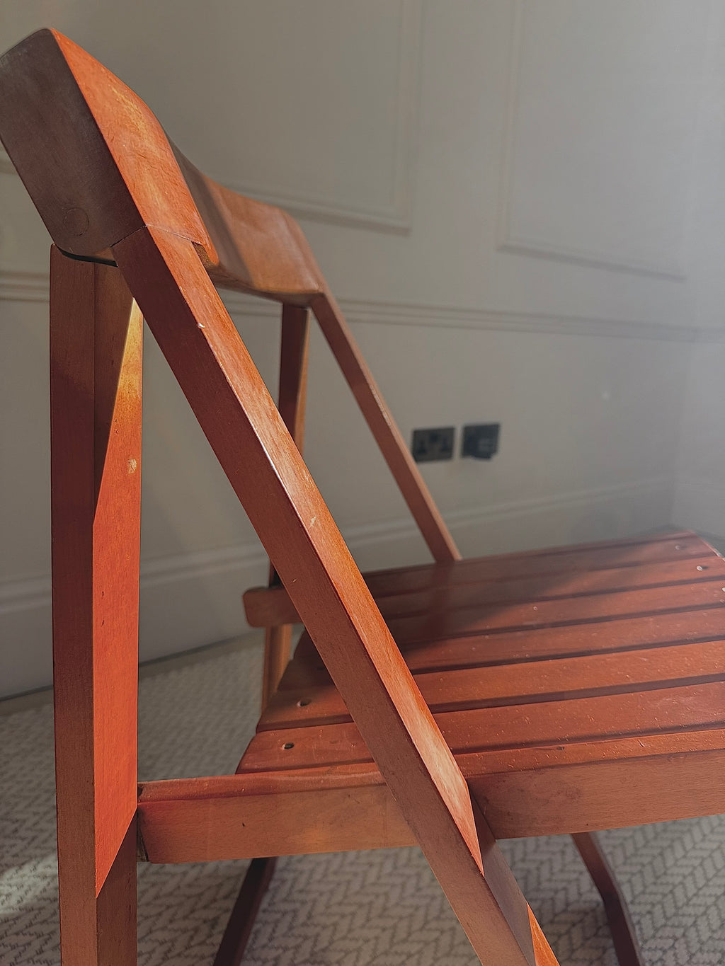 A Set Of 4 Trieste Folding Chairs By Aldo Jacober for Alberto Bazzani