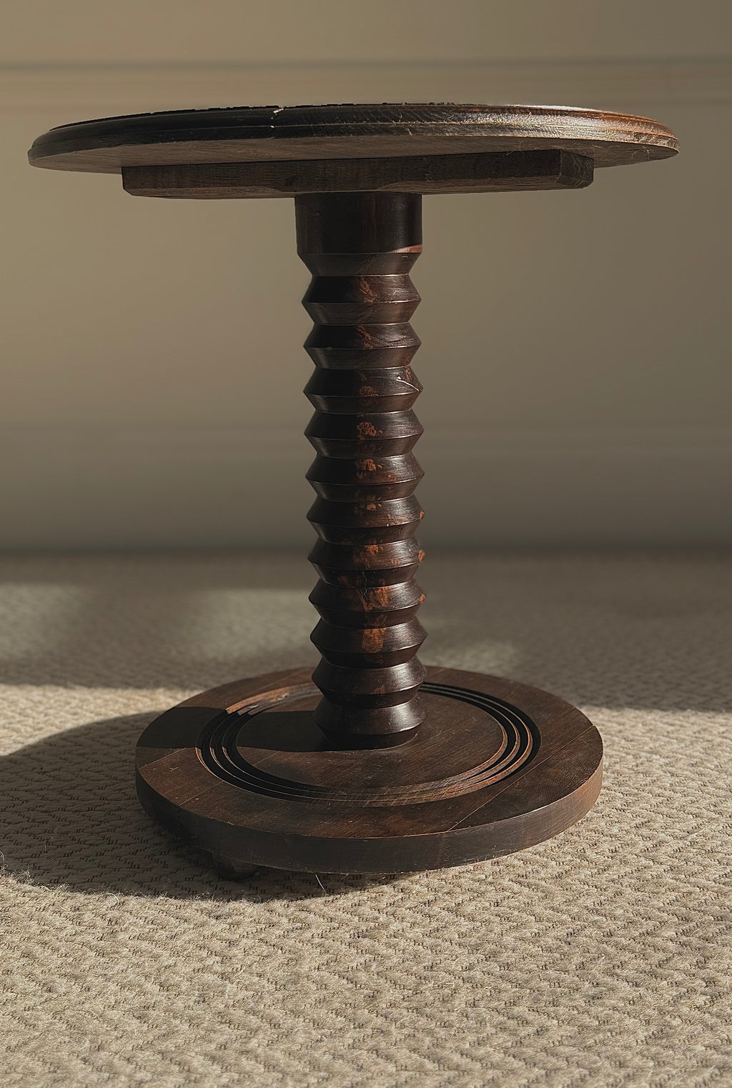 A French Art Deco Pedestal Table Attributed To Charles Dudouyt, circa 1940s