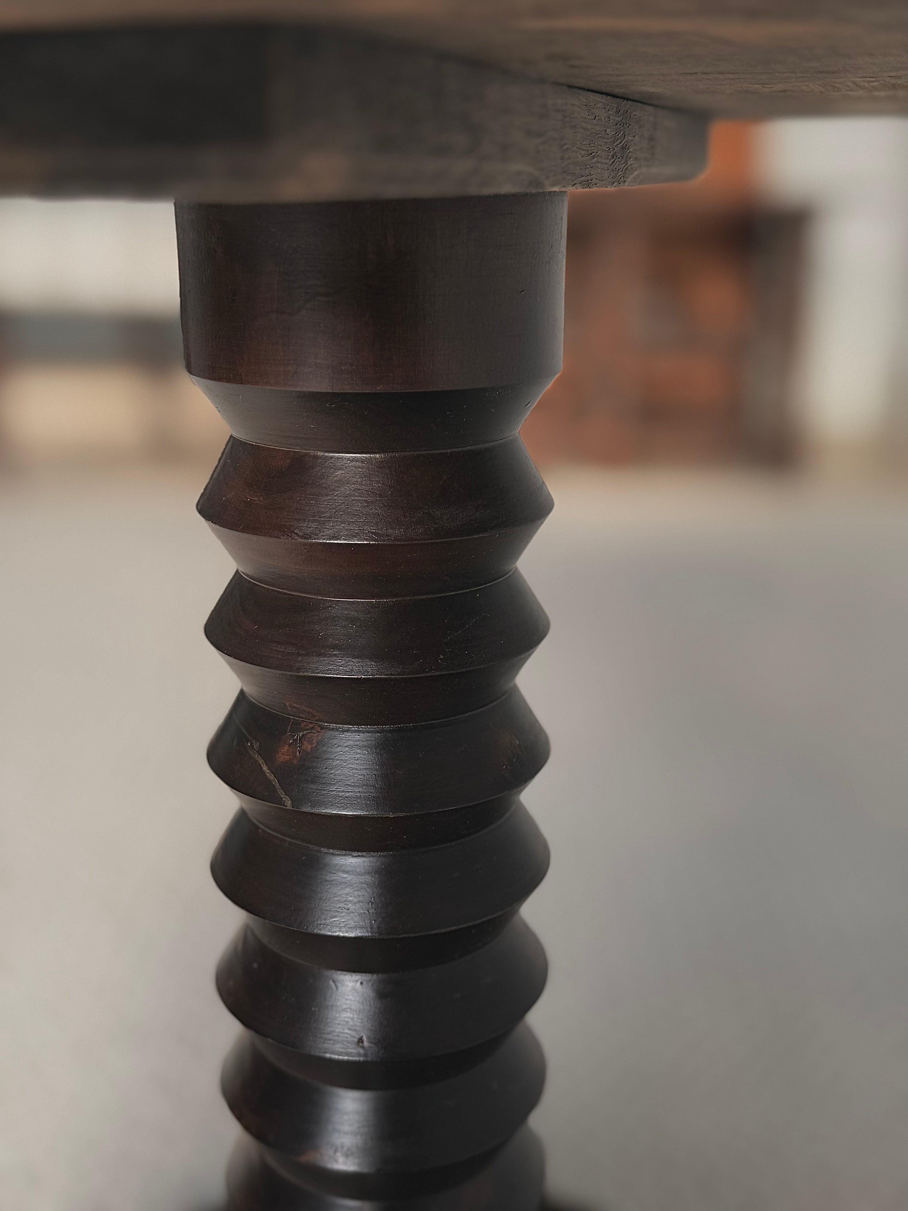 A French Art Deco Pedestal Table Attributed To Charles Dudouyt, circa 1940s