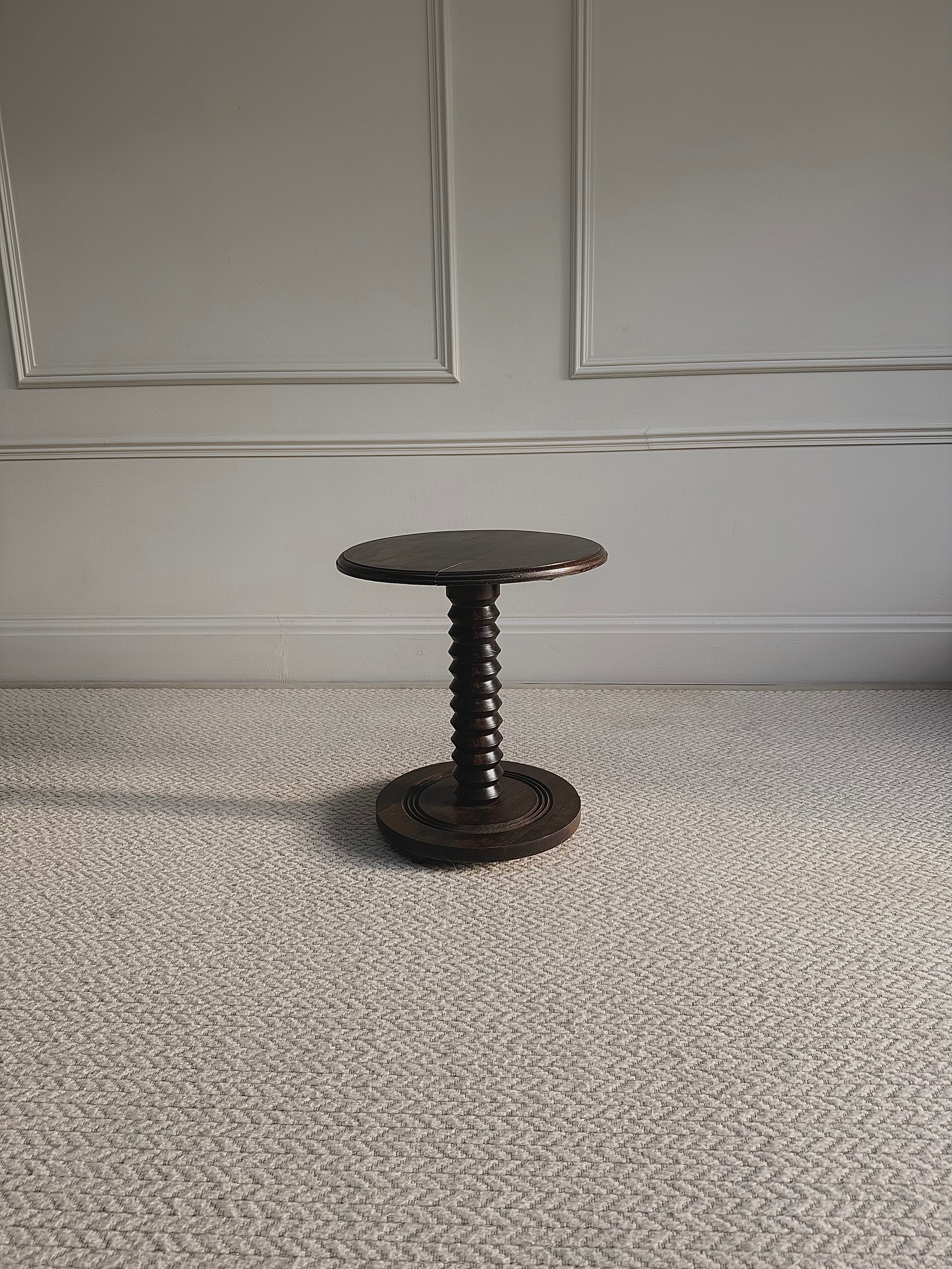 A French Art Deco Pedestal Table Attributed To Charles Dudouyt, circa 1940s