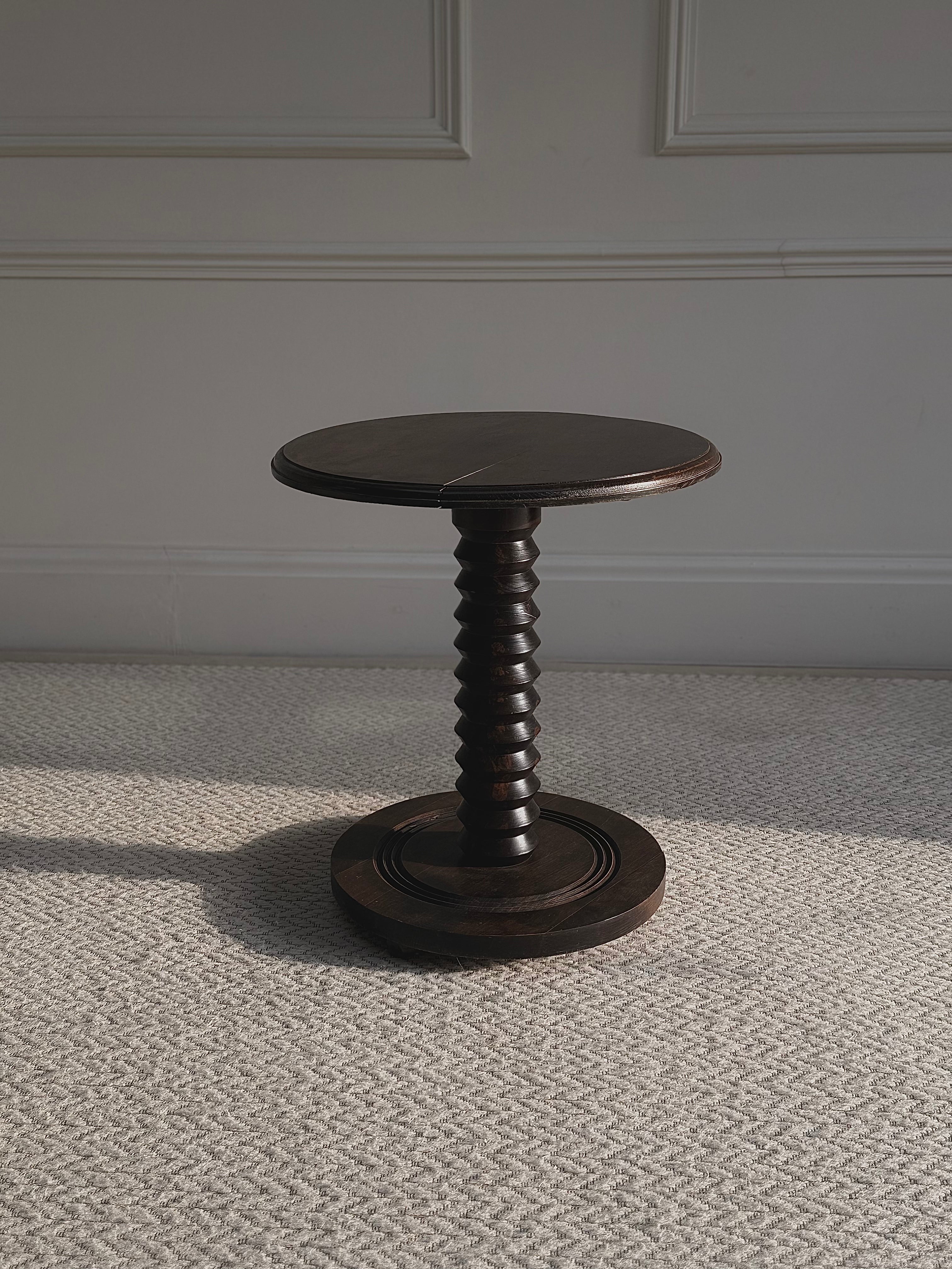 A French Art Deco Pedestal Table Attributed To Charles Dudouyt, circa 1940s