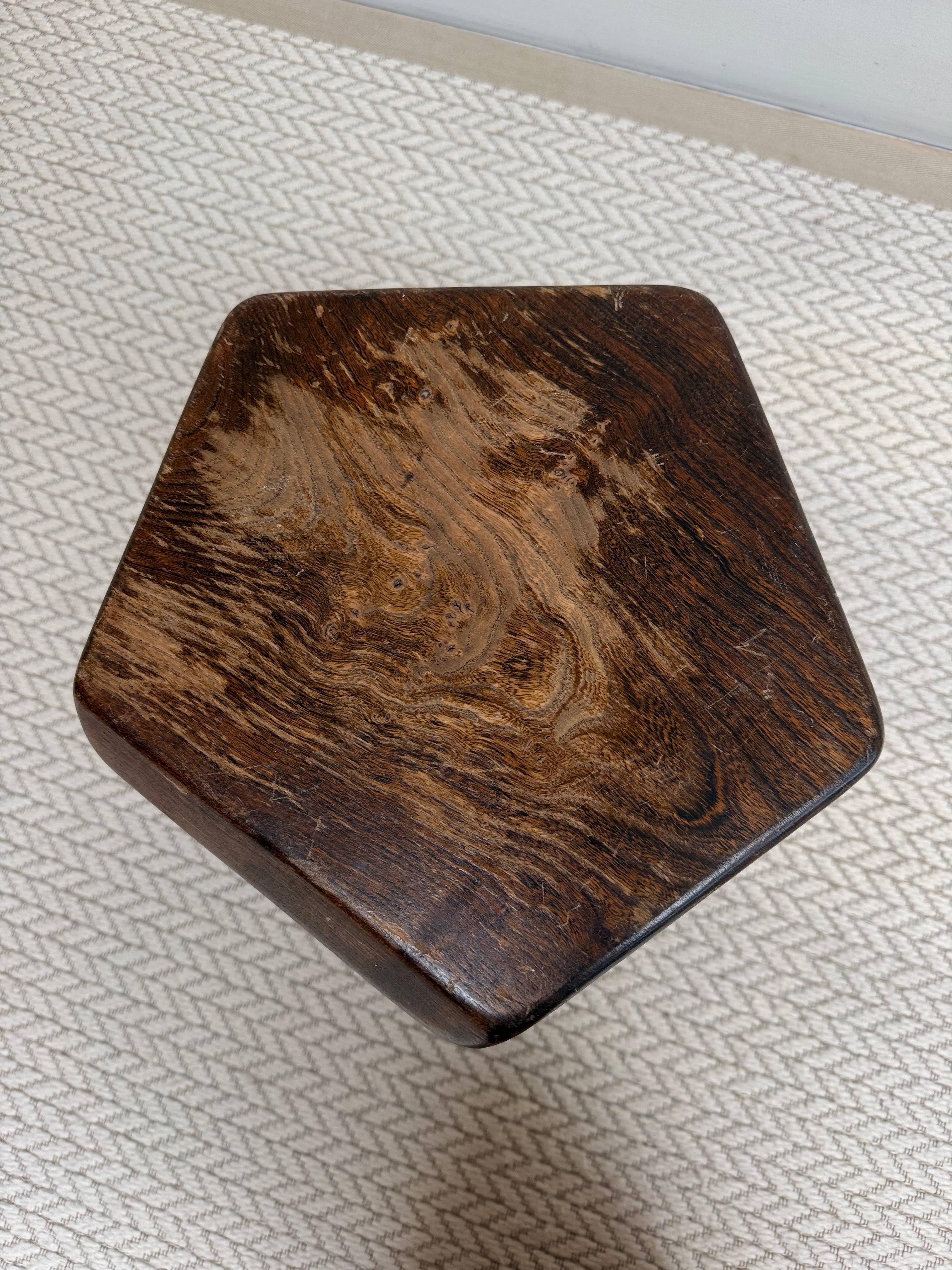Vintage French Country Oak Milking Stool – Stool – MILLA OBJETS