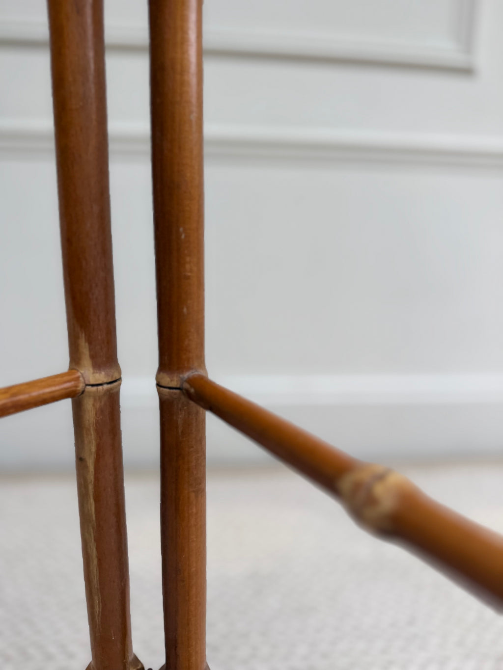 Vintage French Faux Bamboo Folding Wooden Towel Rail & Clothes Airer – Towel Rail – MILLA OBJETS