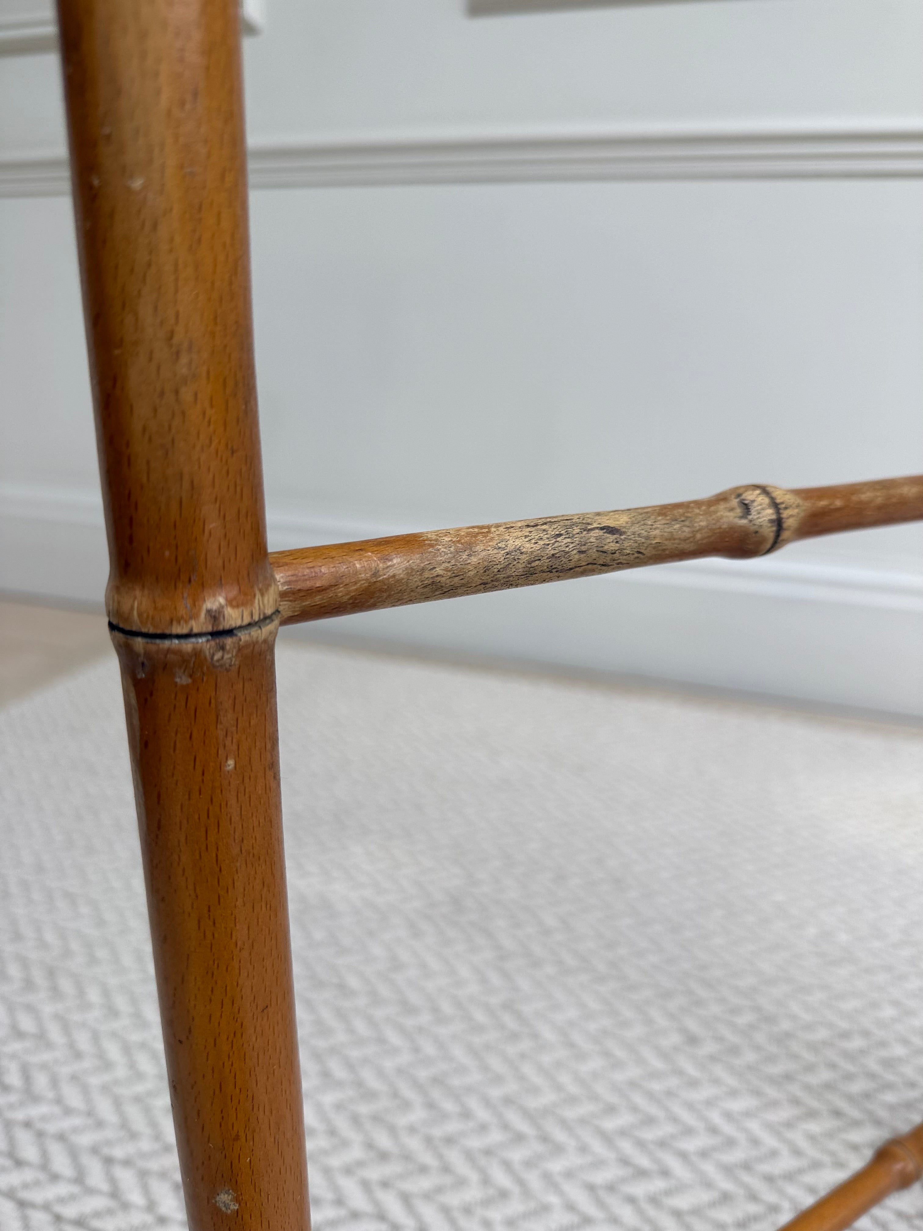 Vintage French Faux Bamboo Folding Wooden Towel Rail & Clothes Airer – Towel Rail – MILLA OBJETS
