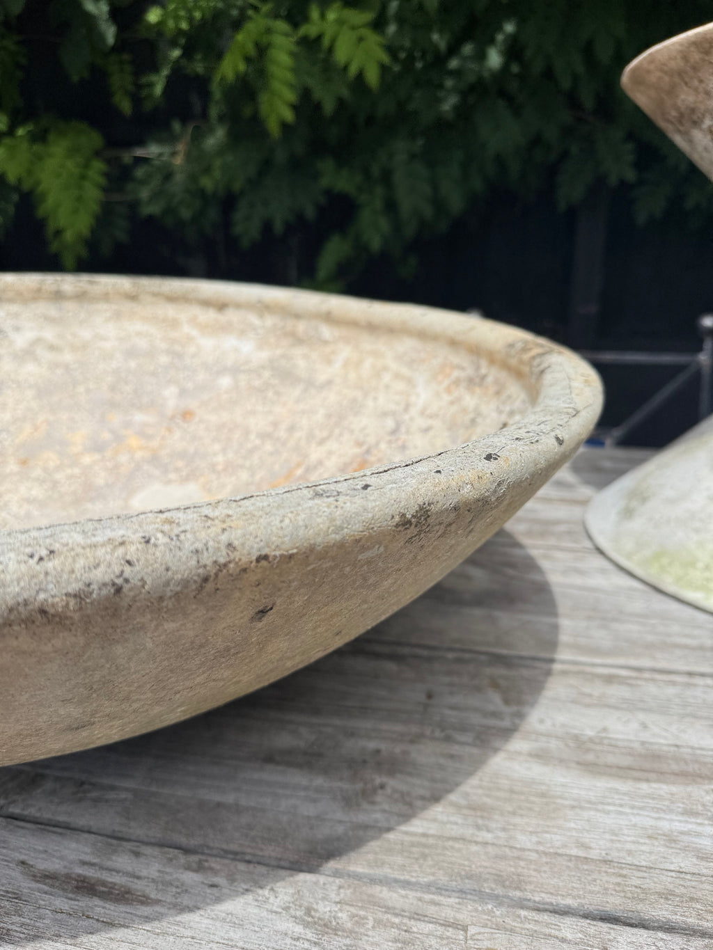 Vintage Mid-Century 1960s Fiber Cement Bowl Planter by Willy Guhl for Eternit – Planter – MILLA OBJETS