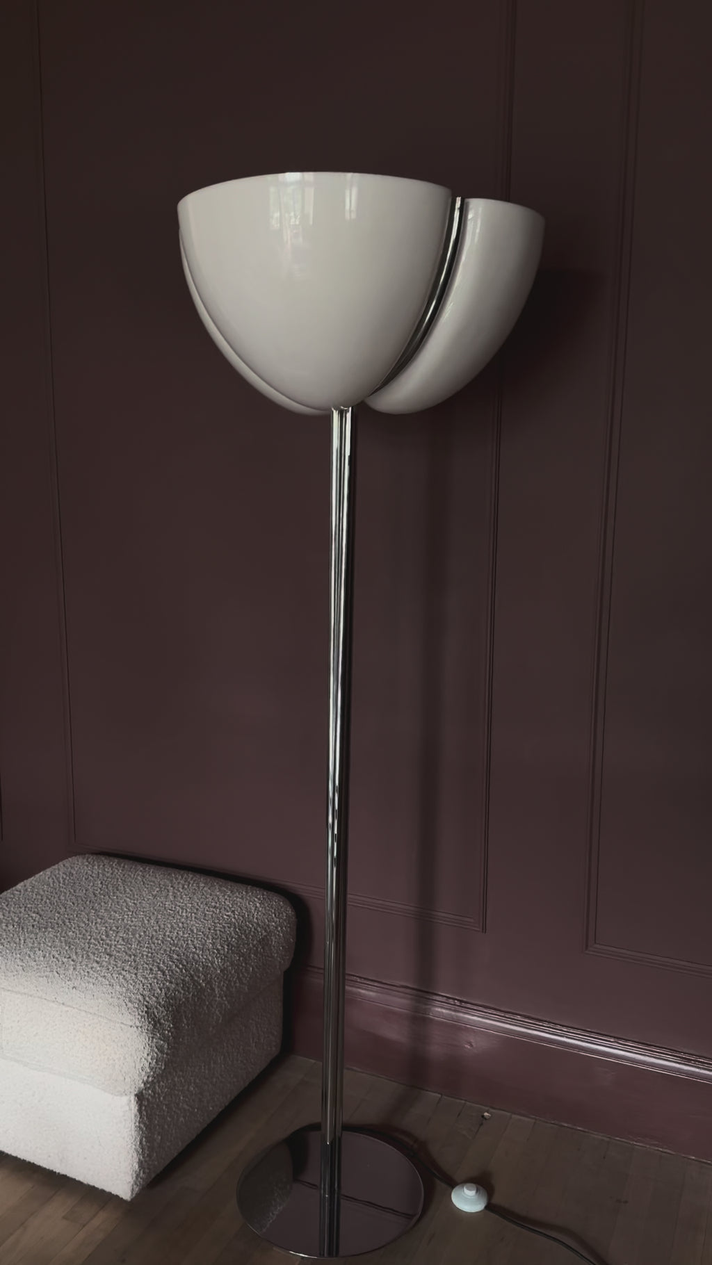 Mid Century Tricena Floor Lamp Attributed To Ingo Maurer For Design M, Germany