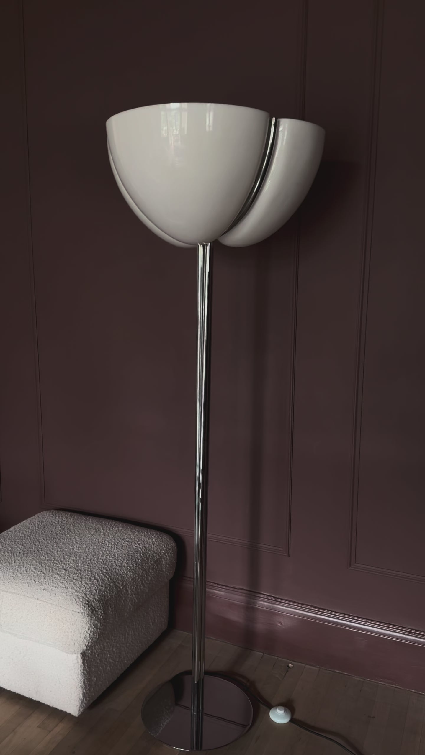 Mid Century Tricena Floor Lamp Attributed To Ingo Maurer For Design M, Germany