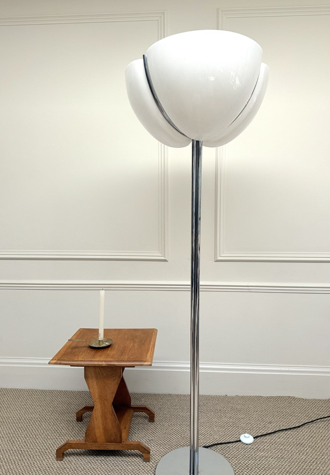 Mid Century Tricena Floor Lamp Attributed To Ingo Maurer For Design M, Germany