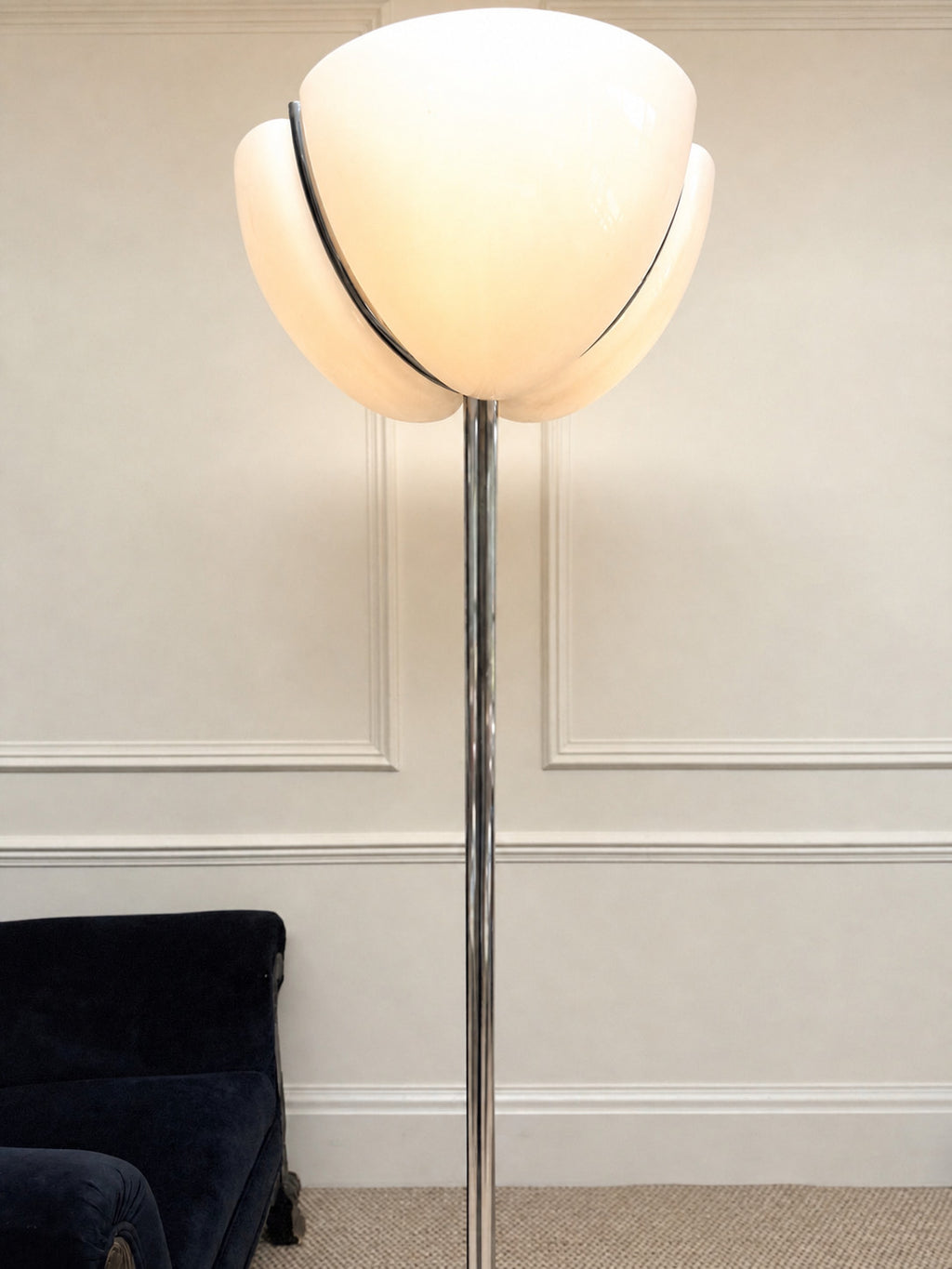 Mid Century Tricena Floor Lamp Attributed To Ingo Maurer For Design M, Germany